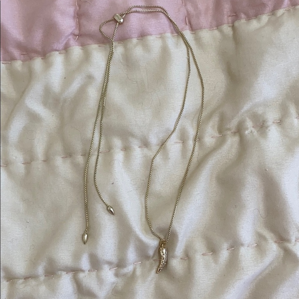 Kendra Scott Gold Dainty Charm Adjustable Necklace